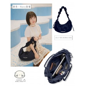 CHIOS CLUB - Jelly Big Bubble Bag TOTE58/深藍色